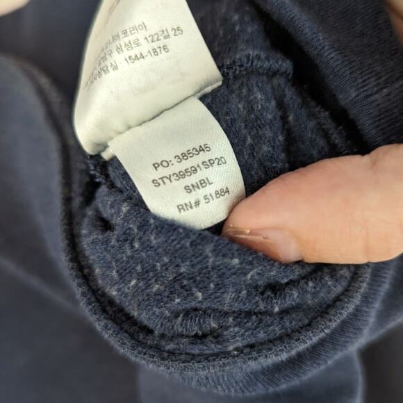 Patagonia Navy Blue Hoodie Women's Fitz Roy Far Out Ahnya Hooded Sweatshirt - Picture 7 of 7